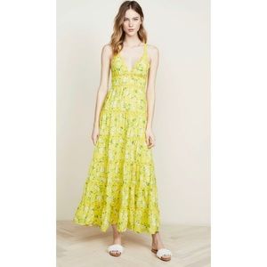 Alice + Olivia Karolina Primrose Floral Maxi Dress